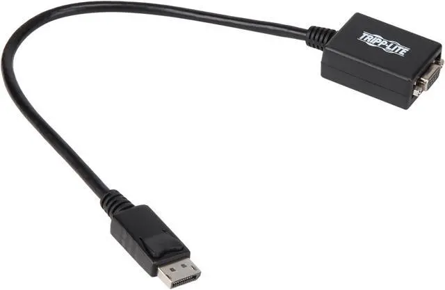 Alt view image 2 of 3 - Tripp Lite DisplayPort to VGA Adapter Converter Active DP to VGA M/F 1ft 1' (P134-001-VGA)
