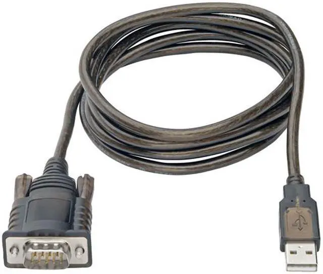 Alt view image 2 of 8 - Tripp Lite FTDI USB to Serial RS-232 Adapter Cable w/ COM Retention M/M 5ft (U209-005-COM)