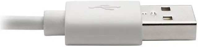 Alt view image 4 of 7 - Tripp Lite Lightning to USB Sync Charge Right-Angle iPhone iPad White 3ft (M100-003-LRA-WH)