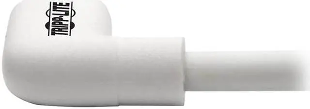 Alt view image 5 of 7 - Tripp Lite Lightning to USB Sync Charge Right-Angle iPhone iPad White 3ft (M100-003-LRA-WH)