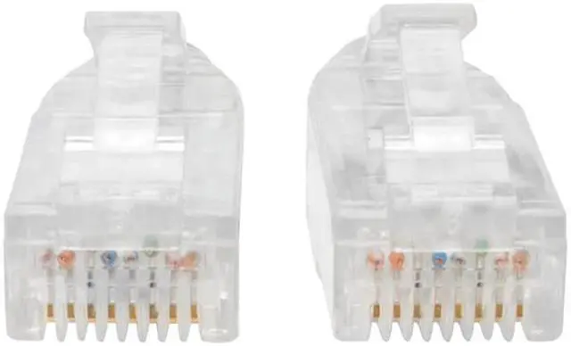 Alt view image 3 of 4 - Tripp Lite Cat6 Gigabit Patch Cable Snagless UTP RJ45 Molded Slim Gray 3ft (N201-S03-GY)