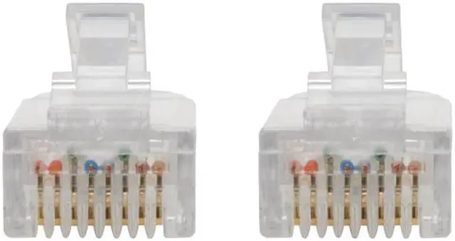 Alt view image 3 of 5 - Tripp Lite Cat6 Gigabit Patch Cable Snagless UTP RJ45 Molded Slim Blue 7ft (N201-S07-BL)