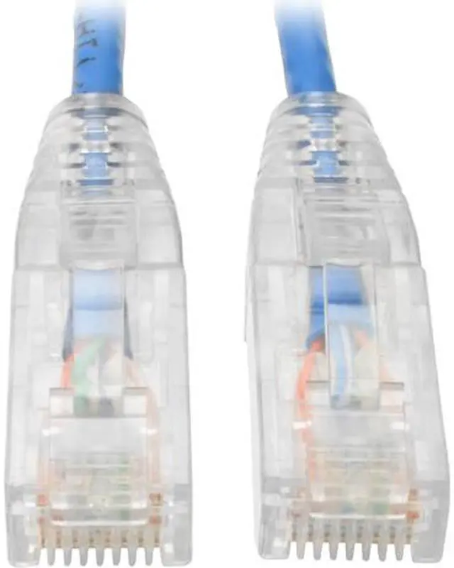 Main image of Tripp Lite Cat6 Gigabit Patch Cable Snagless UTP RJ45 Molded Slim Blue 10ft (N201-S10-BL)