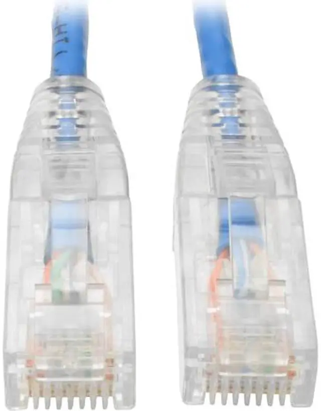 Main image of Tripp Lite Cat6 Gigabit Patch Cable Snagless UTP RJ45 Molded Slim Blue 15ft (N201-S15-BL)