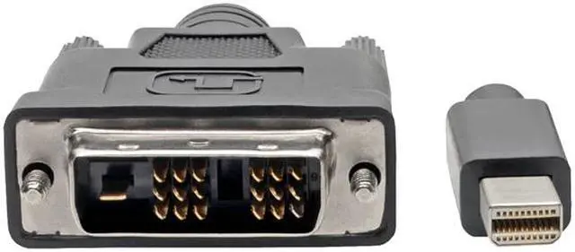 Alt view image 3 of 7 - Tripp Lite Mini DisplayPort to DVI Adapter Cable M/M 1080p mDP to DVI 10ft (P586-010-DVI)