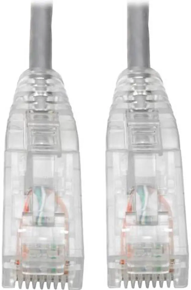 Main image of Tripp Lite Cat6 Gigabit Patch Cable Snagless UTP RJ45 Molded Slim Gray 6ft (N201-S06-GY)