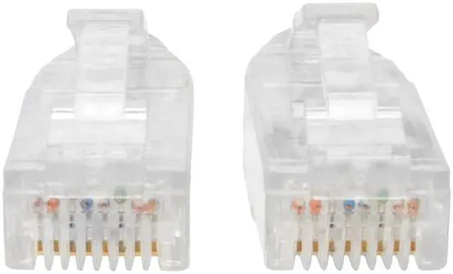 Alt view image 3 of 4 - Tripp Lite Cat6 Gigabit Patch Cable Snagless UTP RJ45 Molded Slim Gray 15ft (N201-S15-GY)