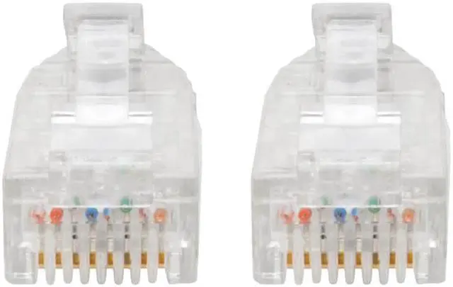 Alt view image 3 of 4 - Tripp Lite Cat6 Gigabit Patch Cable Snagless RJ45 Molded Slim Black 6in (N201-S6N-BK)