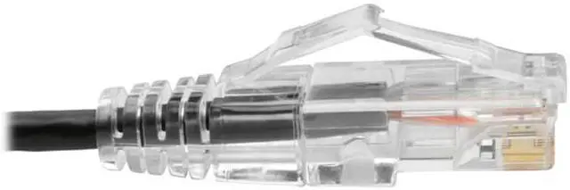Alt view image 4 of 4 - Tripp Lite Cat6 Gigabit Patch Cable Snagless RJ45 Molded Slim Black 6in (N201-S6N-BK)