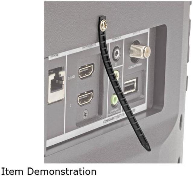 Alt view image 10 of 11 - Tripp Lite HDMI Cable Lock Clamp Tie Screw for HDTVs Blu-Ray Installations (P568-000-LOCK)
