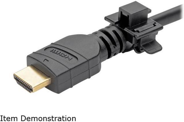Alt view image 8 of 11 - Tripp Lite HDMI Cable Lock Clamp Tie Screw for HDTVs Blu-Ray Installations (P568-000-LOCK)