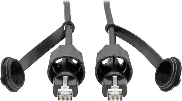 Main image of Tripp Lite Cat5e/Cat6 STP Patch Cable RJ45 CMX Outdoor Industrial IP67 3ft (N206-PC03-IND)