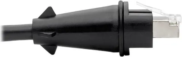 Alt view image 5 of 7 - Tripp Lite Cat5e/Cat6 STP Patch Cable RJ45 CMX Outdoor Industrial IP67 3ft (N206-PC03-IND)
