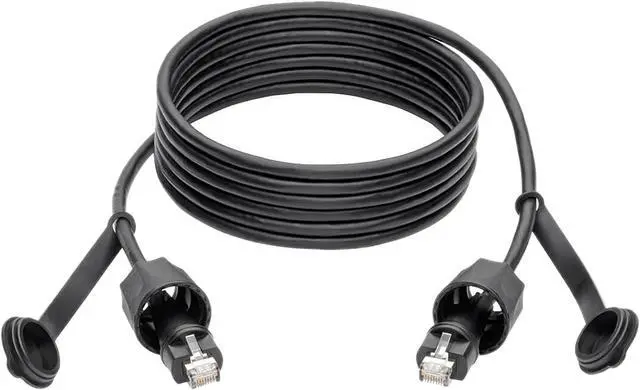 Alt view image 2 of 7 - Tripp Lite Cat5e/Cat6 STP Patch Cable RJ45 CMX Outdoor Industrial IP67 10ft (N206-PC10-IND)