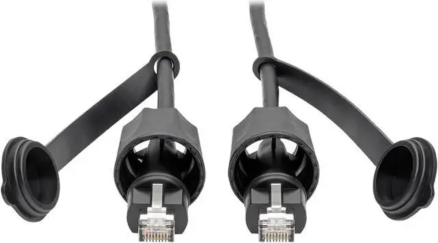 Main image of Tripp Lite Cat5e/Cat6 STP Patch Cable RJ45 CMX Outdoor Industrial IP67 16ft (N206-PC16-IND)