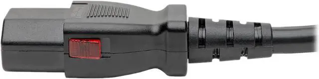 Alt view image 4 of 5 - Tripp Lite Power Extension Cord Cable C14 to Locking C13 M/F 18 AWG 10A 3ft (P004-L03)