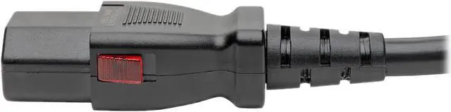 Alt view image 4 of 5 - Tripp Lite Power Extension Cord Cable C14 to Locking C13 M/F 18AWG 10A 10ft (P004-L10)