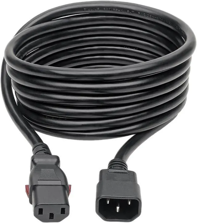Alt view image 2 of 5 - Tripp Lite Power Extension Cord Heavy Duty C14 to Locking C13 M/F 15A 6ft (P005-L06)