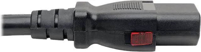 Alt view image 3 of 5 - Tripp Lite Power Extension Cord Heavy Duty C14 to Locking C13 M/F 15A 6ft (P005-L06)