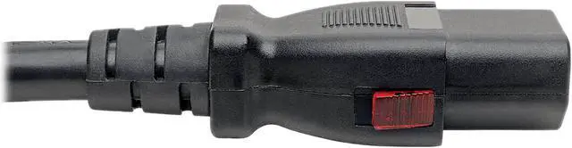 Alt view image 3 of 5 - Tripp Lite Power Extension Cord Heavy Duty C14 to Locking C13 M/F 15A 10ft (P005-L10)