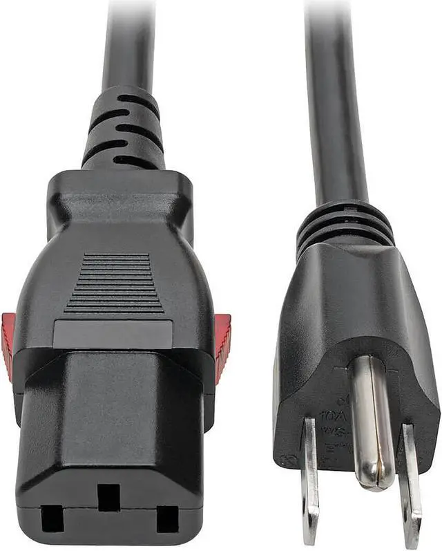 Main image of Tripp Lite Power Extension Cord 5-15P to Locking C13 M/F 18 AWG 10A 3ft (P006-L03)