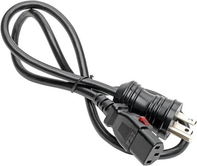 Alt view image 2 of 6 - Tripp Lite Power Cord Hospital Medical 5-15P to Locking C13 M/F 10A 3ft (P006-L03-HG10)