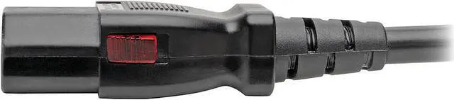 Alt view image 4 of 4 - Tripp Lite Power Extension Cord 5-15P to Locking C13 M/F 18 AWG 10A 10ft (P006-L10)
