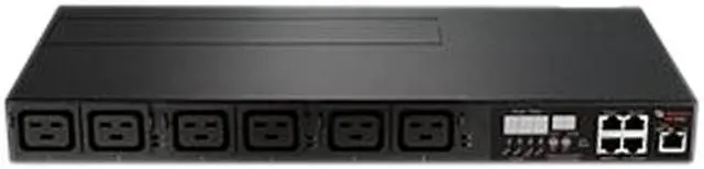 Main image of Avocent PM3006H-401 Switched, Metered 1U 208V AC to 240V AC PM3000 6-Outlets PDU