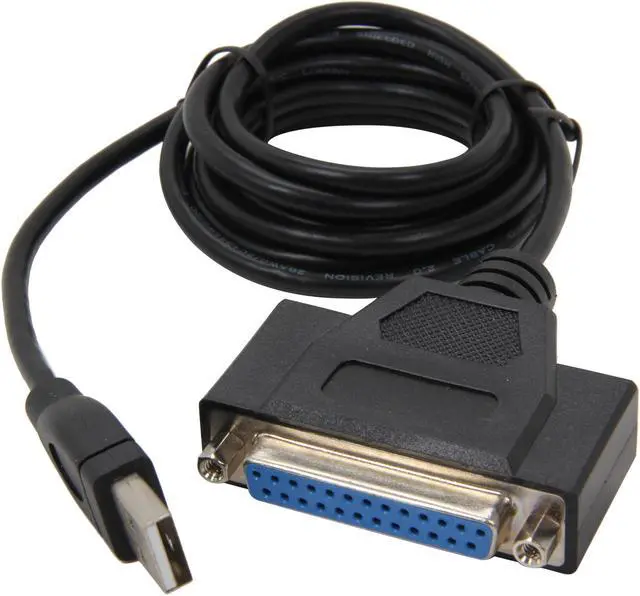 Alt view image 2 of 3 - CABLES UNLIMITED Model USB-1475-06 USB to Parallel DB25 Female Printer Cable