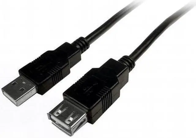 Alt view image 2 of 2 - CABLES UNLIMITED USB-5120-02M Black USB Extension cable