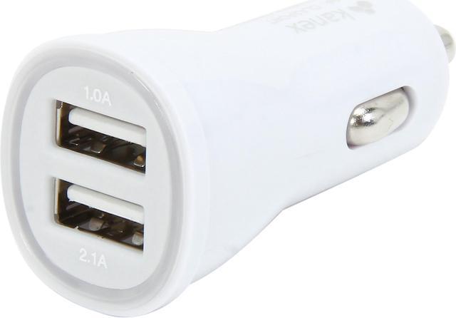 Car Charger 1 Amp Dual Port USB Adaptor