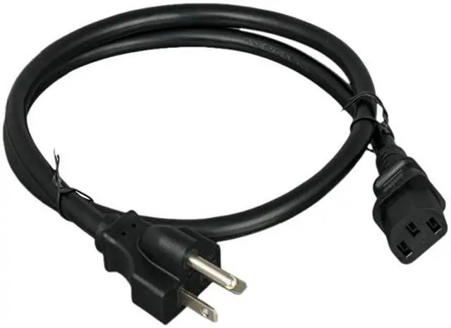 Alt view image 2 of 2 - Nippon Labs 14 AWG AC Power Cord NEMA 6-20P to C13, SJT, 15A/250V, NEMA 6-20P to IEC-60320-C13, Black 8 ft. Power Cable