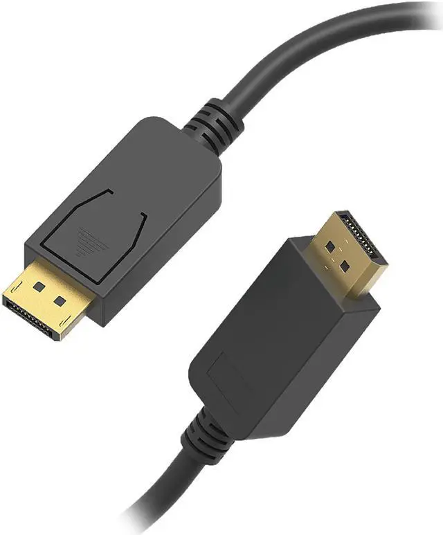 Alt view image 3 of 3 - Nippon Labs 6Ft DisplayPort Male/Male Cable V1.2 4K up to 144Hz, Black DP1.2 Cable - 60DP12V-MM-6