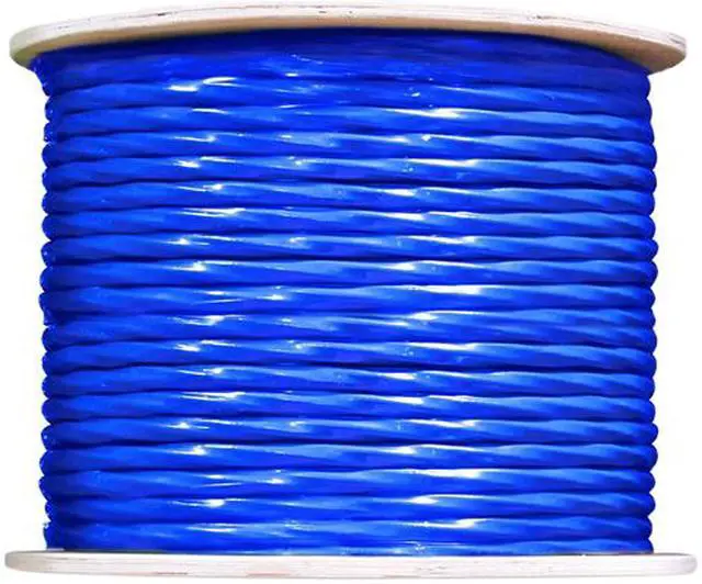 Alt view image 2 of 2 - Nippon Labs 500Ft (Cat.5E x2 )/(RG6 Quad x2) Combo Cable - Blue (2) Cat 5E + (2) RG6 Quad Composite Cable