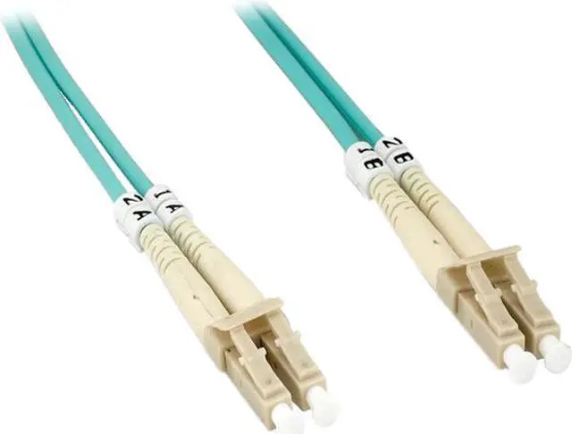 Main image of Nippon Labs OM4 LC / LC 10Gb 50/125 OM4 Duplex Multimode Fiber Optic Cable 3M, Blue
