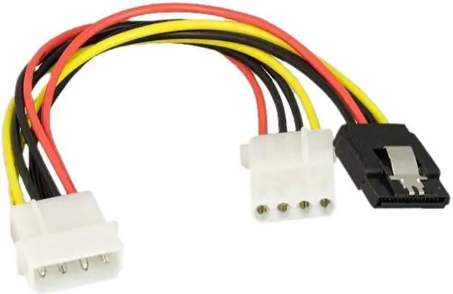 Main image of Nippon Labs 8 inches 5.25 Male to 5.25 Female with SATA 15-Pin Female Power Y Cable - 30POW-11W3-S6320-8IN