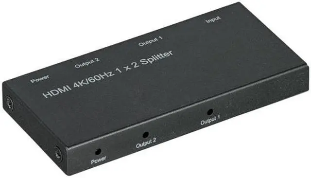 Alt view image 3 of 4 - Nippon Labs 30S-10HM-13202-Y HDMI 1 x 2 Splitter 4K@60Hz, Black