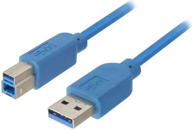 Alt view image 2 of 2 - Nippon Labs 15ft.USB 3.0 Type A Male to B Male Cable for Printer and Scanner 50USB3-AB-15, Blue