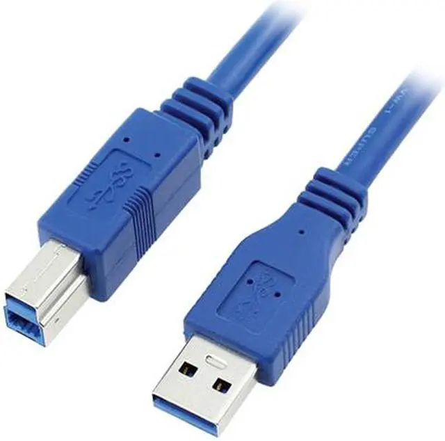 Alt view image 2 of 2 - Nippon Labs USB30-5-AB 5 ft. USB 3.0 Type A Male to B Male 5ft Cable for Printer and Scanner, Blue