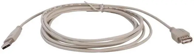 Alt view image 2 of 2 - Nippon Labs USB-10-MF-2P 10 ft. Beige USB2.0 Extension 10ft Cable Male to Female, 2 Packs