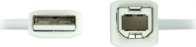 Alt view image 3 of 3 - Nippon Labs USB-6-AB-W-2P White 6ft.USB 2.0 A Male to B Male Cable, 2 Packs