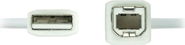 Alt view image 3 of 3 - Nippon Labs USB-6-AB-W-10P White 6ft.USB 2.0 A Male to B Male Cable, 10 Packs