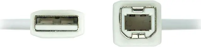 Alt view image 3 of 3 - Nippon Labs USB-6-AB-W White 6ft.USB 2.0 A Male to B Male Cable
