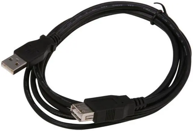 Alt view image 2 of 2 - Nippon Labs Black 3 ft. USB cable A/Male to A/Female extension USB 6ft cable Model USB-3-MF-BK-2P, 2 Packs