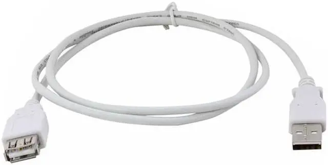 Alt view image 2 of 2 - Nippon Labs Beige 3 ft. USB Cable A/Male to A/Female Extension USB Cable Model USB-3-MF-2P, 2 Packs