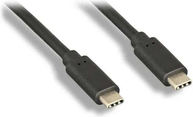 Main image of Nippon Labs 6.6ft. USB Type C 3.1 Gen 2 Male to Male Cable, 10G, 3A, BLACK Type-C cable, 2 Meters 30C-10UC-32CC1-2