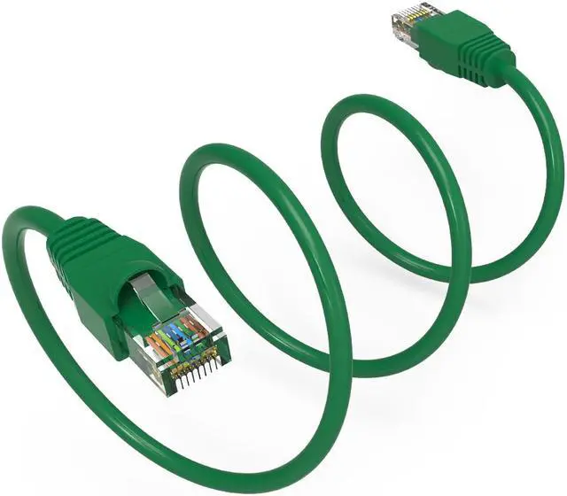 Alt view image 3 of 4 - Nippon Labs 60CAT6A-1GN 1 ft Cat Cat6A Green 1 FT NE Green NL