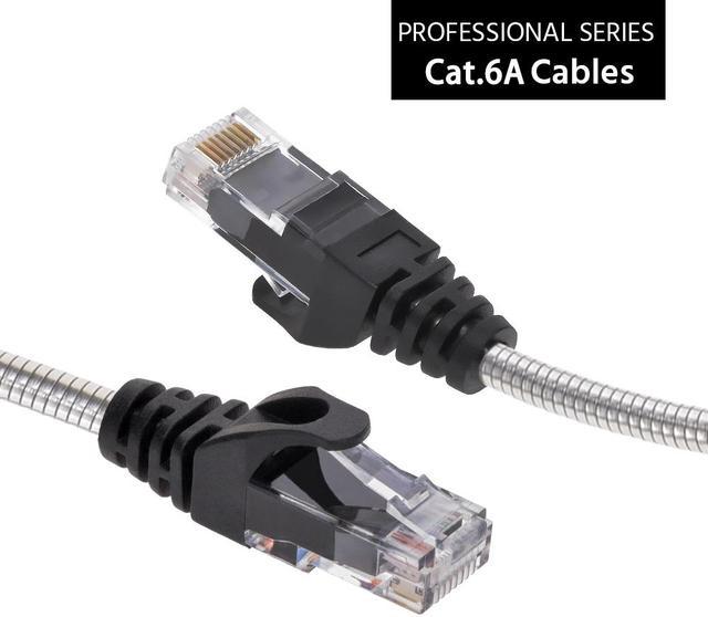 25 Ft (25ft) Cat6 Ethernet Network Patch Cable RJ45 Black
