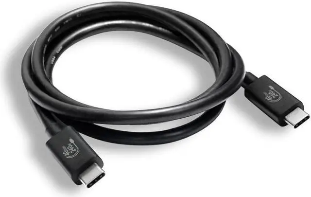 Alt view image 2 of 3 - Nippon Labs 30USB4-10UC-432CC-01 USB4.0 Type C Gen3 8K USB Cable, Supports 8K@60Hz, 4K@120Hz, Dual 4K@60Hz, EPR, 40Gbps, 240W Type-C USB4 3.3FT. (1 Meter) Cable, M/M Cable, Black