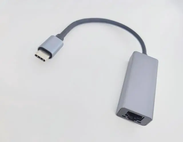 Alt view image 3 of 3 - Nippon Labs USB 3.1 Type C Male to Gigabit Ethernet Female Adapter (10/100/1000Mbps) Black Color